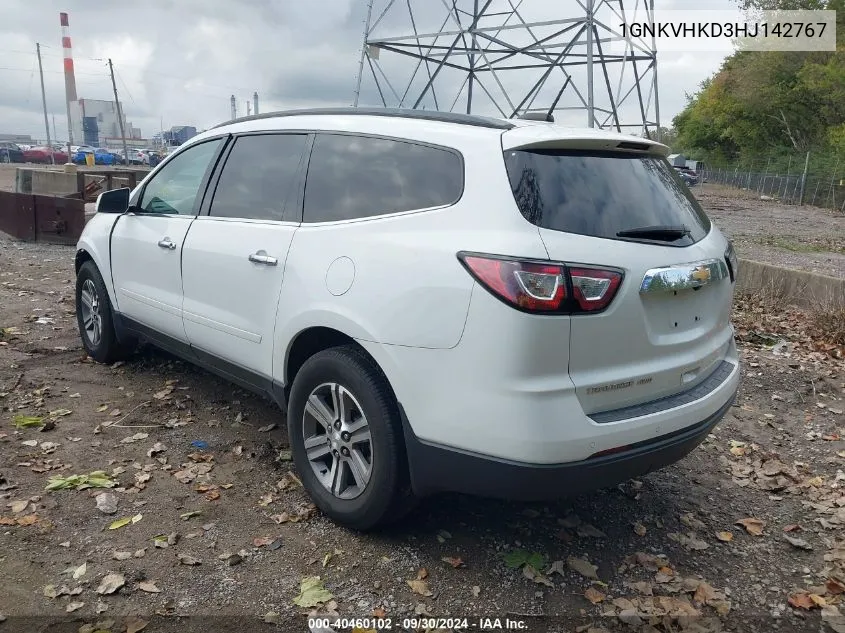 1GNKVHKD3HJ142767 2017 Chevrolet Traverse Lt