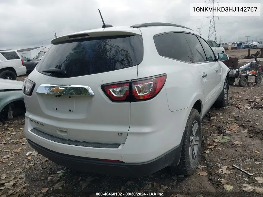 1GNKVHKD3HJ142767 2017 Chevrolet Traverse Lt