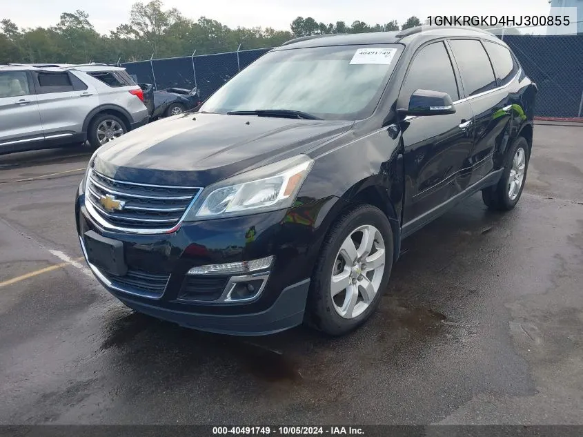 1GNKRGKD4HJ300855 2017 Chevrolet Traverse 1Lt