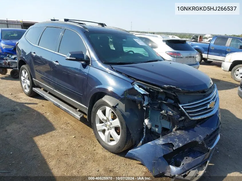 2017 Chevrolet Traverse 1Lt VIN: 1GNKRGKD5HJ266537 Lot: 40525970