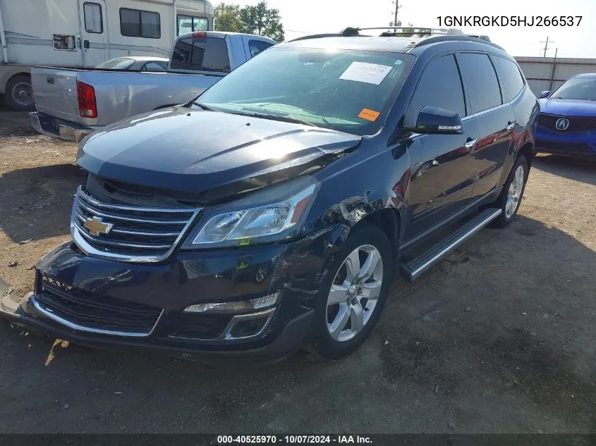 2017 Chevrolet Traverse 1Lt VIN: 1GNKRGKD5HJ266537 Lot: 40525970