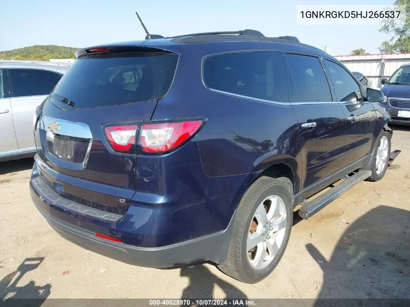 2017 Chevrolet Traverse 1Lt VIN: 1GNKRGKD5HJ266537 Lot: 40525970