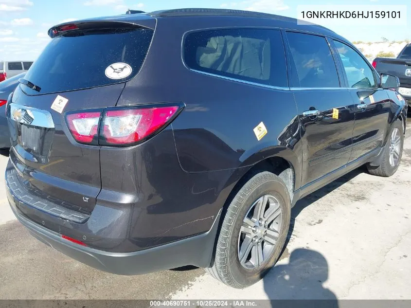 1GNKRHKD6HJ159101 2017 Chevrolet Traverse 2Lt