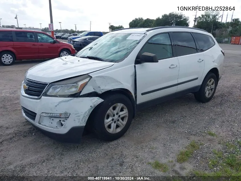 1GNKRFED8HJ252864 2017 Chevrolet Traverse Ls