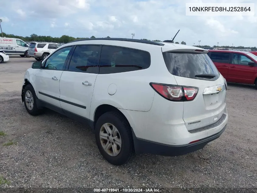 1GNKRFED8HJ252864 2017 Chevrolet Traverse Ls