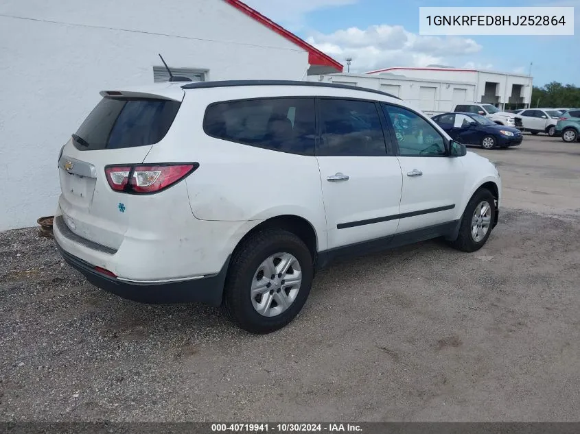 1GNKRFED8HJ252864 2017 Chevrolet Traverse Ls