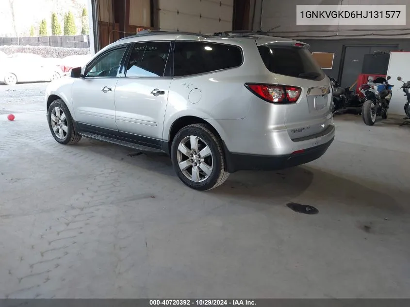 2017 Chevrolet Traverse 1Lt VIN: 1GNKVGKD6HJ131577 Lot: 40720392