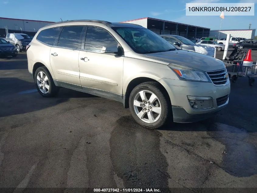 1GNKRGKD8HJ208227 2017 Chevrolet Traverse 1Lt