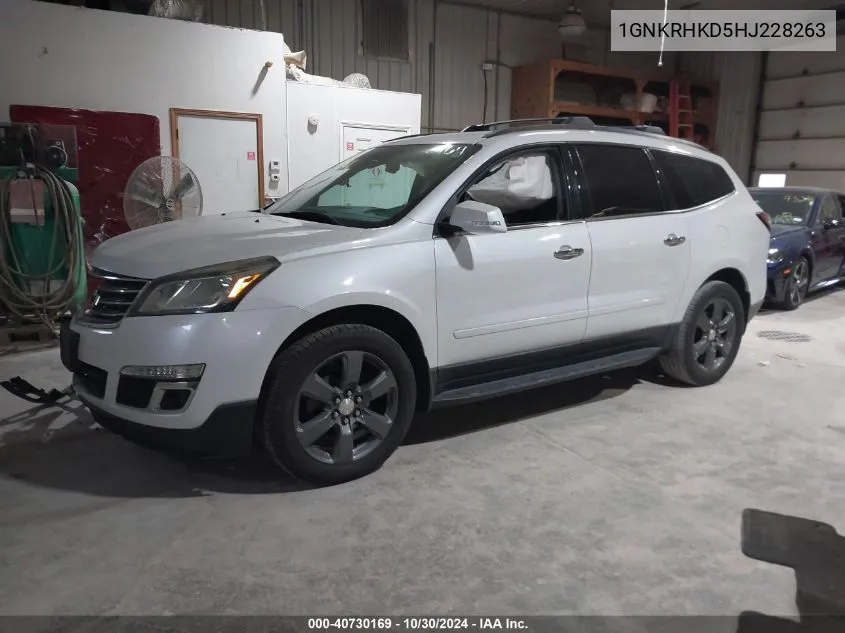 1GNKRHKD5HJ228263 2017 Chevrolet Traverse 2Lt