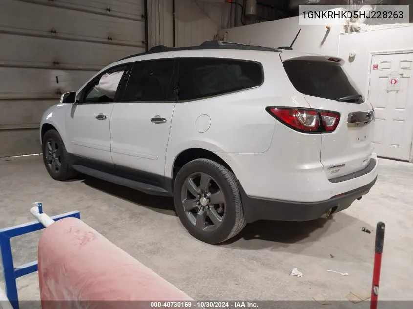 1GNKRHKD5HJ228263 2017 Chevrolet Traverse 2Lt