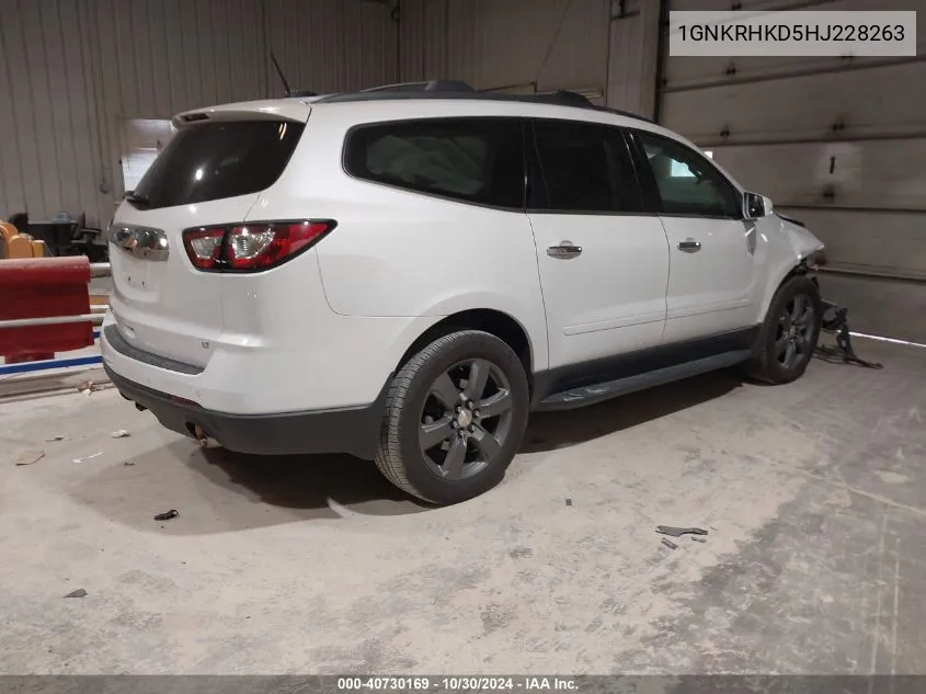 1GNKRHKD5HJ228263 2017 Chevrolet Traverse 2Lt