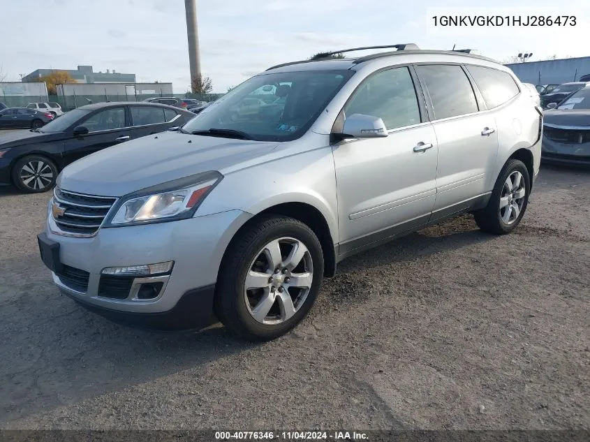 2017 Chevrolet Traverse 1Lt VIN: 1GNKVGKD1HJ286473 Lot: 40776346