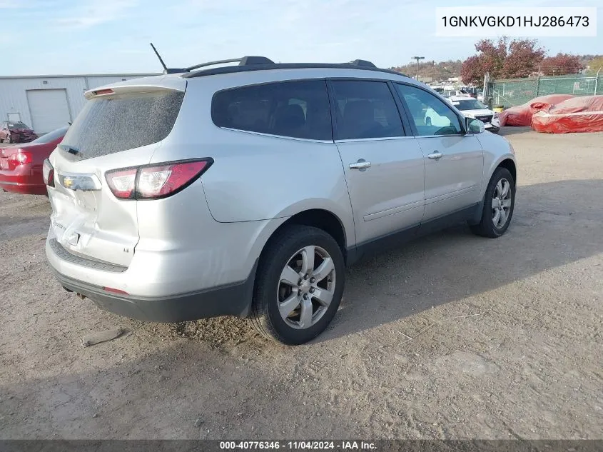 2017 Chevrolet Traverse 1Lt VIN: 1GNKVGKD1HJ286473 Lot: 40776346