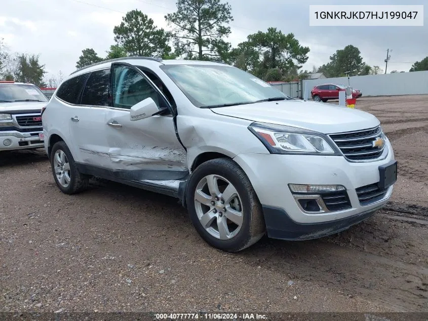 2017 Chevrolet Traverse Premier VIN: 1GNKRJKD7HJ199047 Lot: 40777774