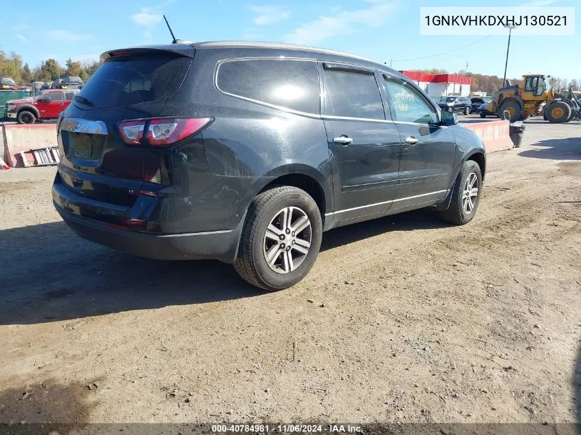 2017 Chevrolet Traverse 2Lt VIN: 1GNKVHKDXHJ130521 Lot: 40784981