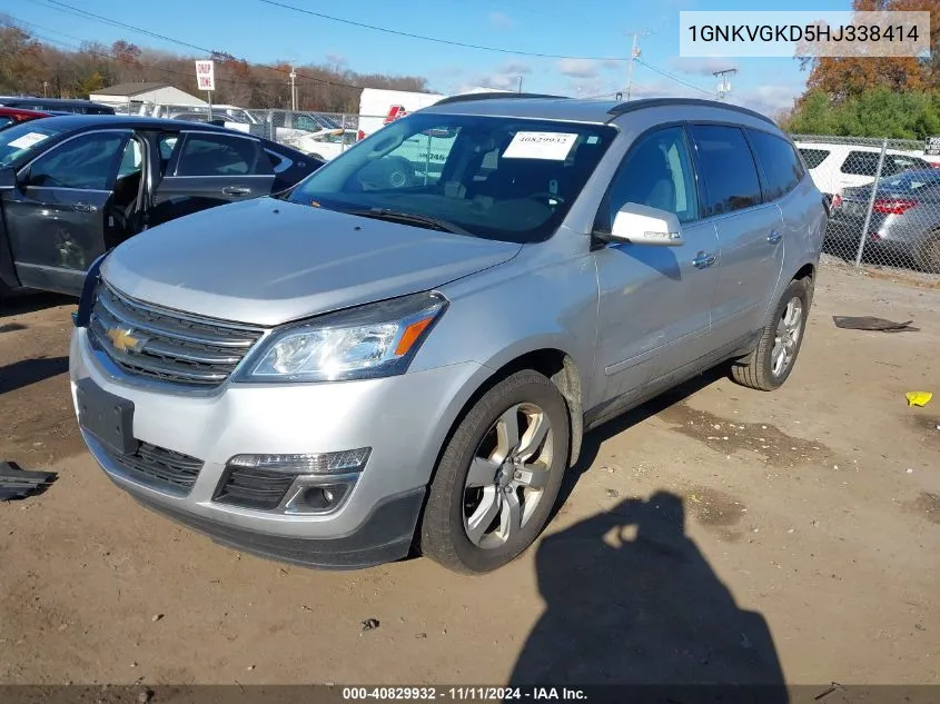 2017 Chevrolet Traverse 1Lt VIN: 1GNKVGKD5HJ338414 Lot: 40829932