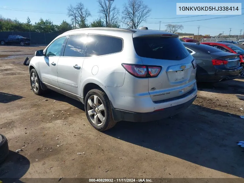 2017 Chevrolet Traverse 1Lt VIN: 1GNKVGKD5HJ338414 Lot: 40829932