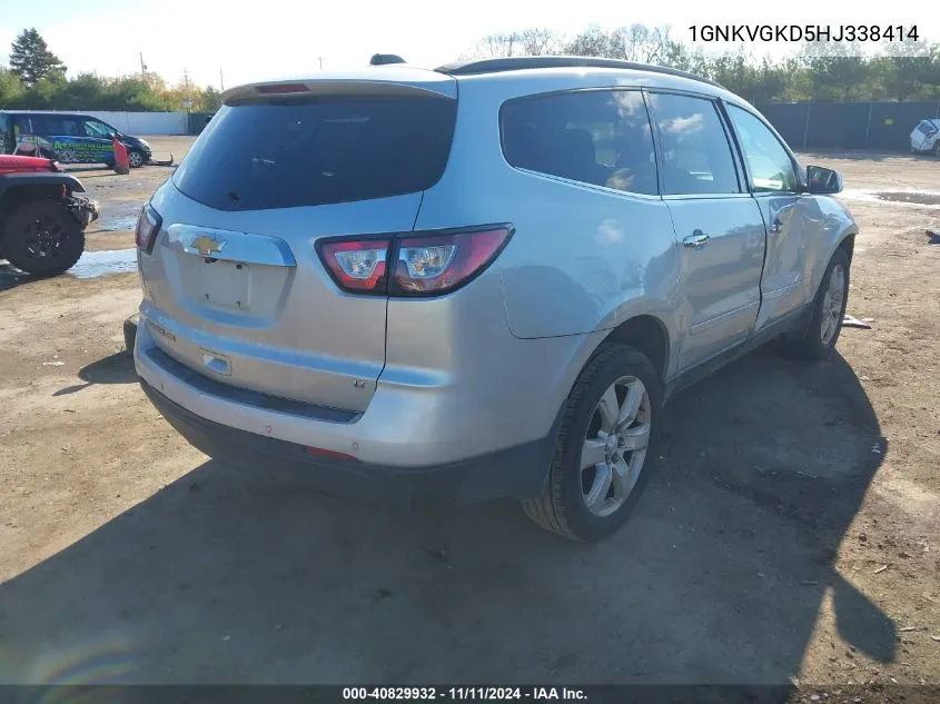 2017 Chevrolet Traverse 1Lt VIN: 1GNKVGKD5HJ338414 Lot: 40829932