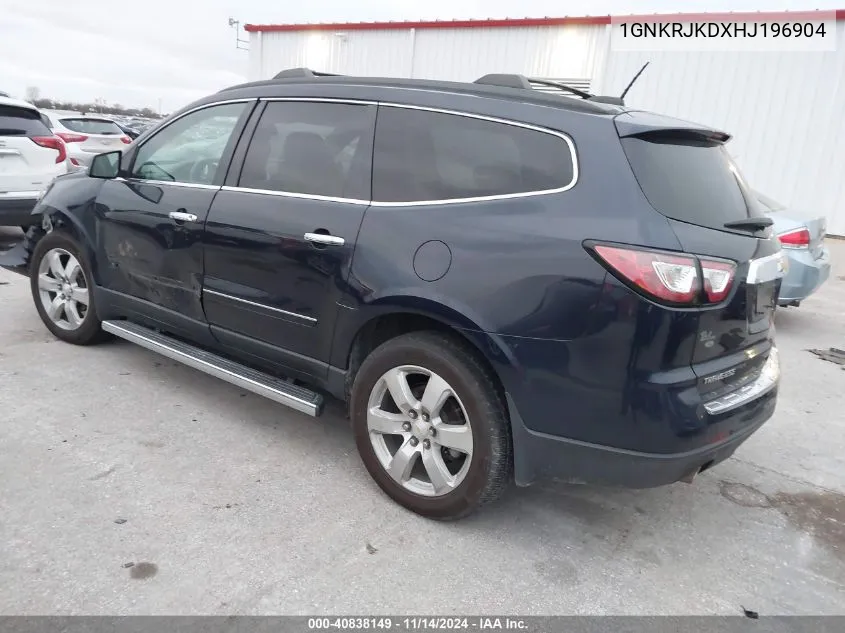 2017 Chevrolet Traverse Premier VIN: 1GNKRJKDXHJ196904 Lot: 40838149