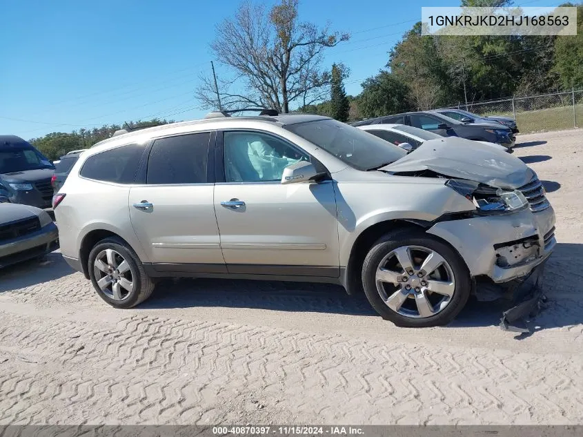 2017 Chevrolet Traverse Premier VIN: 1GNKRJKD2HJ168563 Lot: 40870397