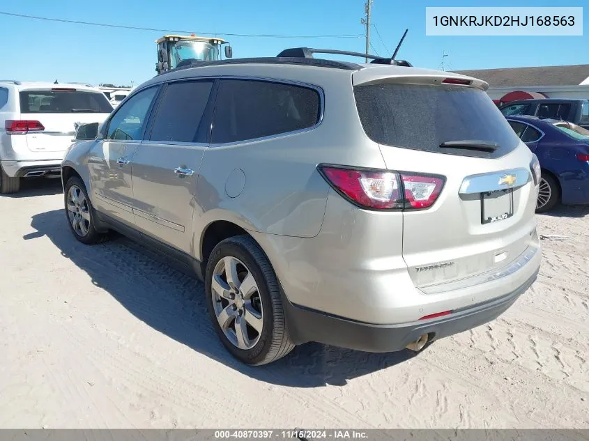 2017 Chevrolet Traverse Premier VIN: 1GNKRJKD2HJ168563 Lot: 40870397