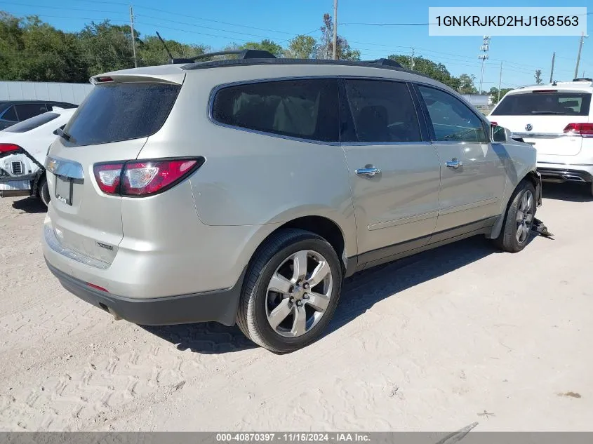 2017 Chevrolet Traverse Premier VIN: 1GNKRJKD2HJ168563 Lot: 40870397