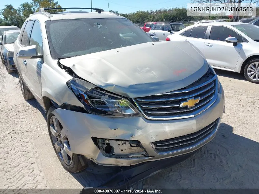 2017 Chevrolet Traverse Premier VIN: 1GNKRJKD2HJ168563 Lot: 40870397