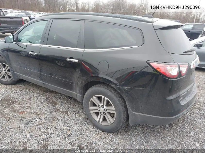 2017 Chevrolet Traverse 2Lt VIN: 1GNKVHKD9HJ290096 Lot: 40907398