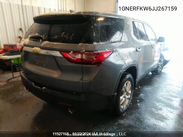 2018 Chevrolet Traverse VIN: 1GNERFKW6JJ267159 Lot: 11927168