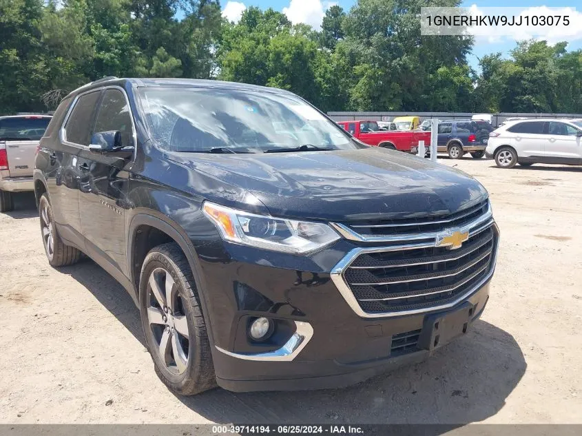 1GNERHKW9JJ103075 2018 Chevrolet Traverse 3Lt