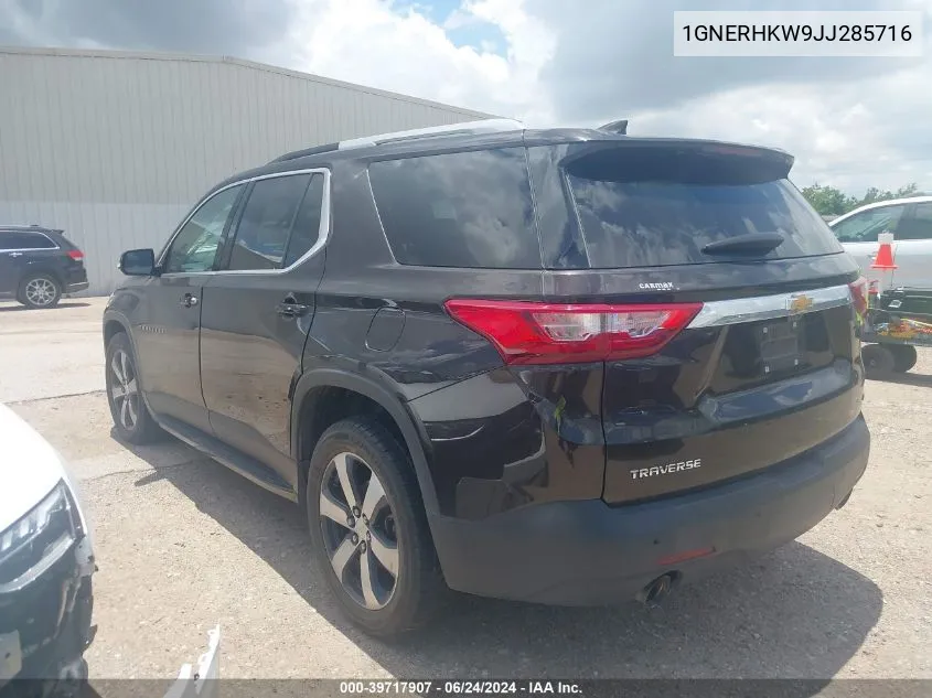 1GNERHKW9JJ285716 2018 Chevrolet Traverse 3Lt