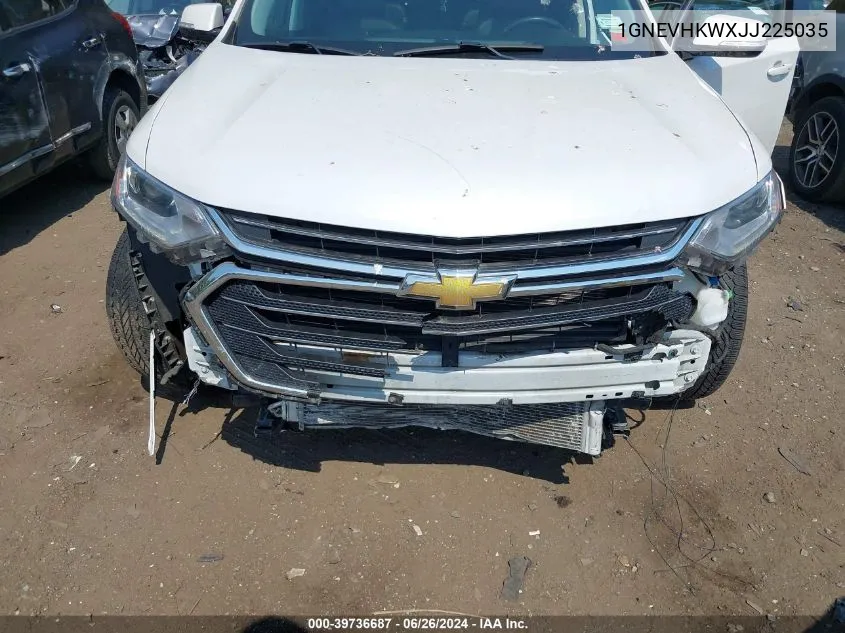 1GNEVHKWXJJ225035 2018 Chevrolet Traverse 3Lt