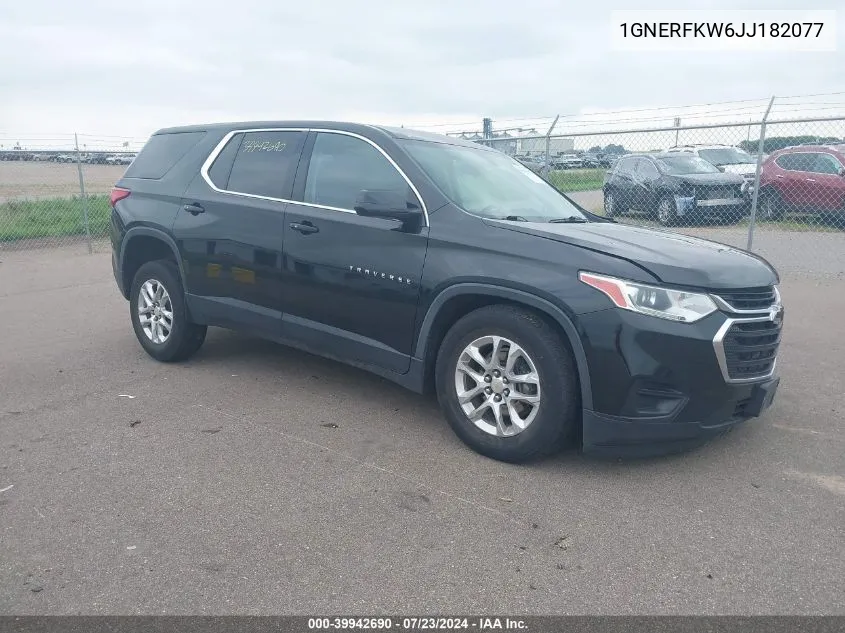 1GNERFKW6JJ182077 2018 Chevrolet Traverse Ls