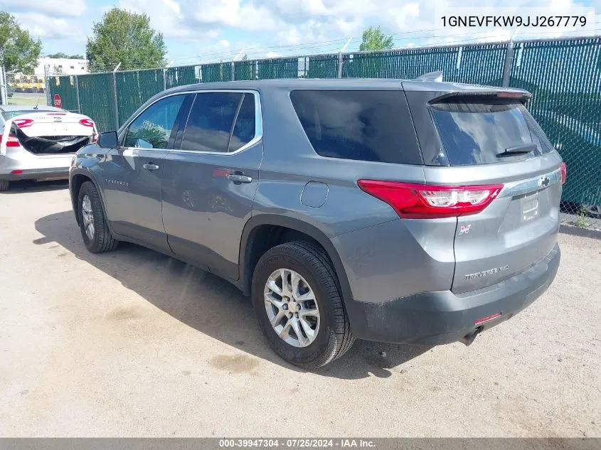 1GNEVFKW9JJ267779 2018 Chevrolet Traverse Ls