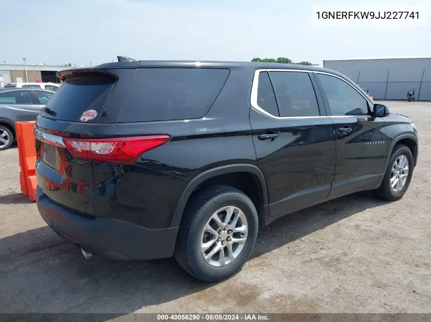 1GNERFKW9JJ227741 2018 Chevrolet Traverse Ls