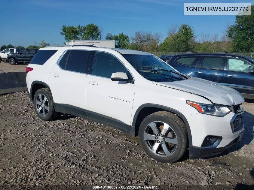 1GNEVHKW5JJ232779 2018 Chevrolet Traverse 3Lt