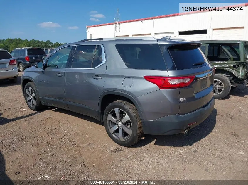 1GNERHKW4JJ144374 2018 Chevrolet Traverse 3Lt