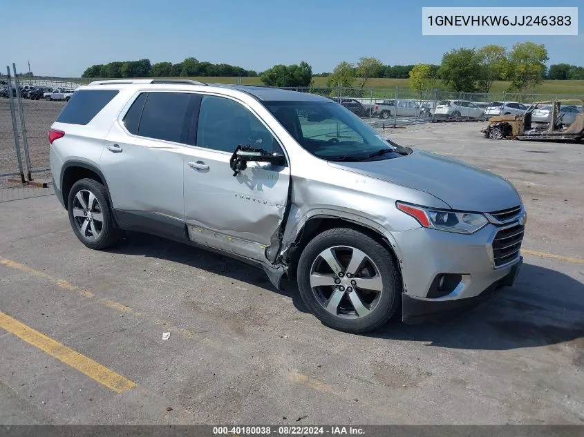 1GNEVHKW6JJ246383 2018 Chevrolet Traverse 3Lt