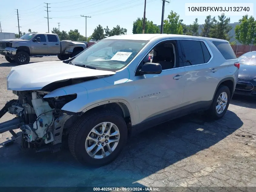 2018 Chevrolet Traverse Ls VIN: 1GNERFKW3JJ132740 Lot: 40256772