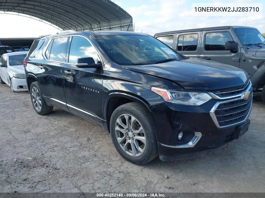 2018 Chevrolet Traverse Premier VIN: 1GNERKKW2JJ283710 Lot: 40282148