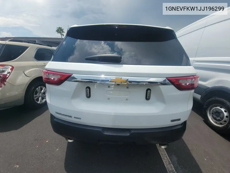 2018 Chevrolet Traverse Ls VIN: 1GNEVFKW1JJ196299 Lot: 40354118