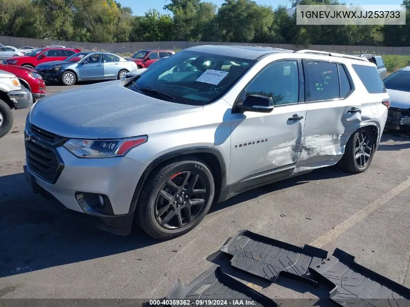 2018 Chevrolet Traverse Premier VIN: 1GNEVJKWXJJ253733 Lot: 40359362