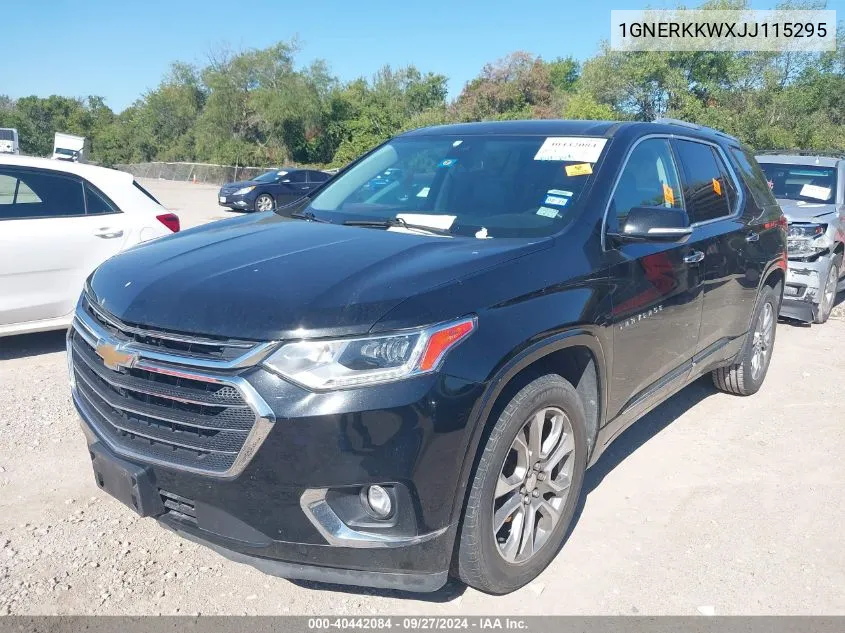 1GNERKKWXJJ115295 2018 Chevrolet Traverse Premier