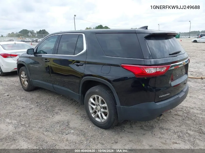 1GNERFKW9JJ249688 2018 Chevrolet Traverse Ls