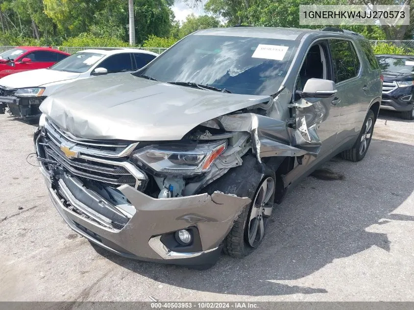 1GNERHKW4JJ270573 2018 Chevrolet Traverse 3Lt