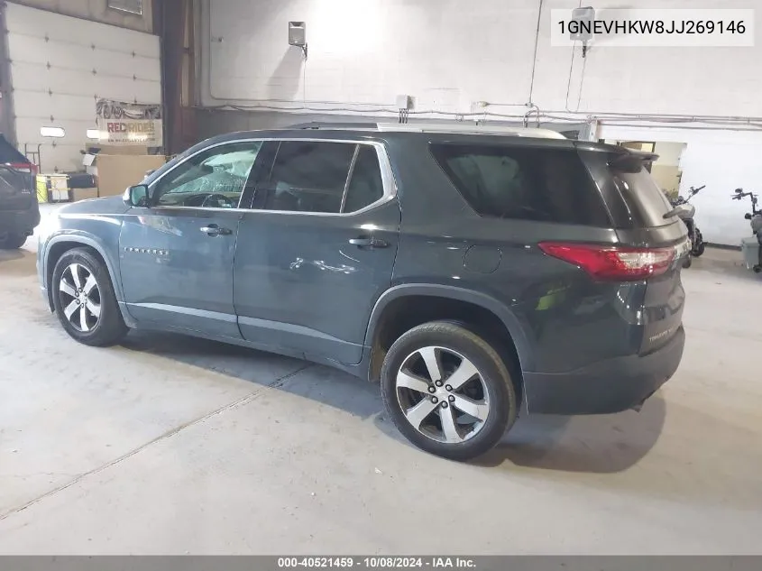 1GNEVHKW8JJ269146 2018 Chevrolet Traverse 3Lt