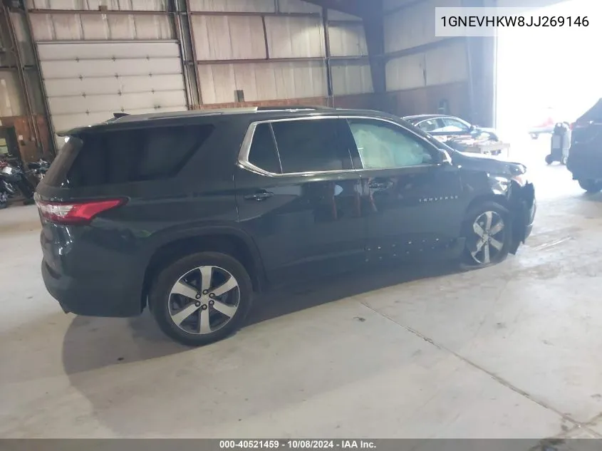 2018 Chevrolet Traverse 3Lt VIN: 1GNEVHKW8JJ269146 Lot: 40521459