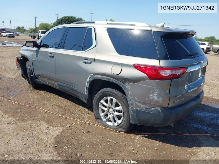 1GNERGKW9JJ271342 2018 Chevrolet Traverse Lt