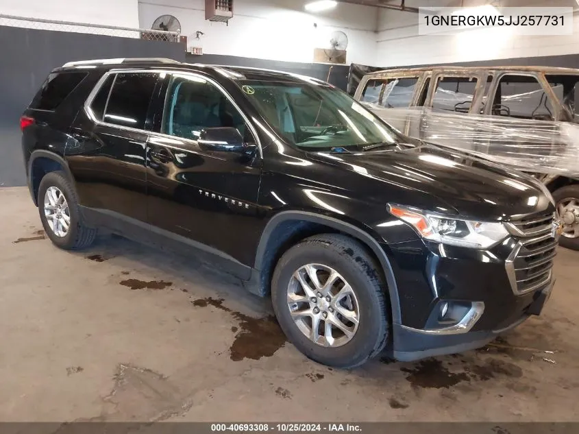 1GNERGKW5JJ257731 2018 Chevrolet Traverse 1Lt