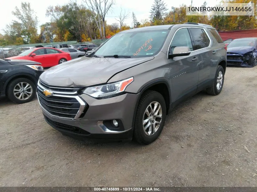 2018 Chevrolet Traverse 1Lt VIN: 1GNERGKWXJJ146656 Lot: 40745699